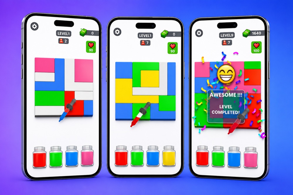 4 Color Puzzle screenshot