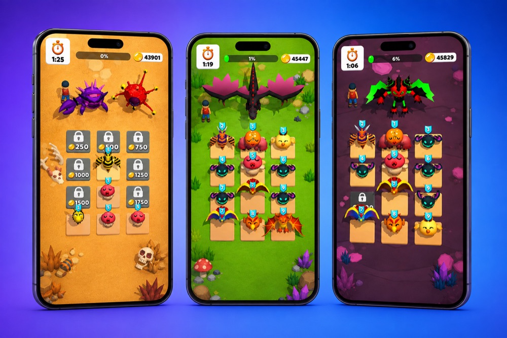 Monster Merge Battle 3D screenshot